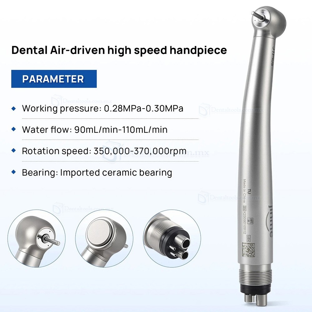 Jinme J1Plus Turbina dental de cabezal torque de 4 v&iacute;as
